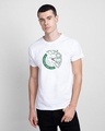 Shop Do Green Today Half Sleeve T-Shirt White-Front