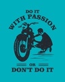 Shop Do It With Passion Full Sleeve T-Shirt Tropical Blue