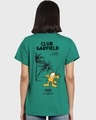 Shop Women's Green Do Nothing Club Graphic Printed Boyfriend T-shirt-Design