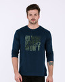 Shop Do What Full Sleeve T-Shirt-Front