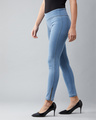 Shop Women's Blue Super Skinny Fit Jeggings-Design