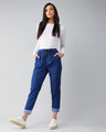 Shop Women's Blue Regular Fit Joggers