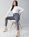 Shop Women's Grey Skinny Fit Jeggings