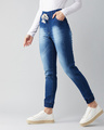 Shop Women's Blue Relaxed Fit Joggers-Design
