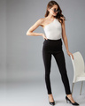 Shop Women's Black Slim Fit Treggings