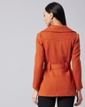 Shop Women's Orange The Unforgiven Belted Jacket-Design