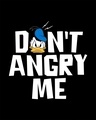Shop Don't Angry Me Donald Half Sleeve T-Shirt ( DL )