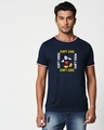 Shop Don't Care Mickey Crewneck Varsity Rib H/S T-Shirt (DL) Multicolor-Front