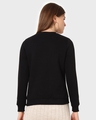 Shop Women's Black Don't Care Mickey Graphic Printed Sweater-Full