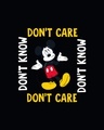 Shop Don't Care Mickey Sweatshirt Hoodie (DL) Black-Full