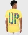 Shop Men's Yellow Don't Grow Up Typography T-shirt-Design