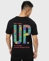 Shop Men's Black Don't Grow Up Typography T-shirt-Design