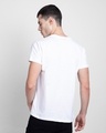 Shop Don't Look Back Walk Half Sleeve T-Shirt White-Design