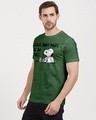Shop Don't Make Me Do Stuff - Peanuts Official Half Sleeves Cotton T-shirt