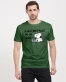 Shop Don't Make Me Do Stuff - Peanuts Official Half Sleeves Cotton T-shirt