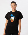 Shop Donald Face Boyfriend T-Shirt (DL)-Front