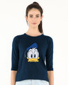 Shop Donald Round Neck 3-4th Sleeve T-Shirt (DL)-Front