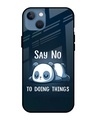 Shop Done Nothing Premium Glass Case for Apple iPhone 13 (Shock Proof, Scratch Resistant)-Front