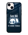 Shop Done Nothing Premium Glass Case for Apple iPhone 14 Plus (Shock Proof, Scratch Resistant)-Front