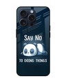 Shop Done Nothing Premium Glass Case for Apple iPhone 15 Pro (Shock Proof, Scratch Resistant)-Front