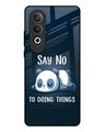 Shop Done Nothing Premium Glass Case for OnePlus Nord CE4 5G(Shock Proof, Scratch Resistant)-Front