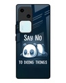 Shop Done Nothing Premium Glass Case for Vivo V30 5G(Shock Proof, Scratch Resistant)-Front