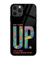 Shop Dont Grow Up Premium Glass Cover for Apple Iphone 12 Pro-Front