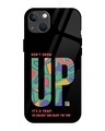 Shop Dont Grow Up Premium Glass Cover for Apple iPhone 13-Front