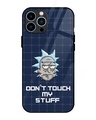 Shop Dont Touch My Stuff Premium Glass Cover for Apple iPhone 13 Pro-Front