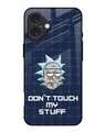 Shop DonT Touch My Stuff Premium Glass Cover for Apple iPhone 16-Front