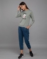 Shop Donut Disturb Panda Fleece Light Sweatshirt-Design