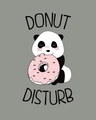 Shop Donut Disturb Panda Fleece Light Sweatshirt-Full