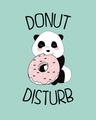 Shop Donut Disturb Panda Round Neck 3/4th Sleeve T-Shirt-Full
