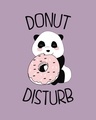 Shop Donut Disturb Panda Scoop Neck Full Sleeve T-Shirt-Full
