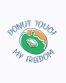 Shop Donut Touch Women's Boyfriend T-shirt