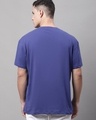 Shop Men's Blue Change Thoughts Typography Super Loose Fit T-shirt