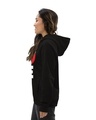 Shop Women's Black Dope Print Regular Fit Hoodie