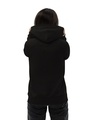 Shop Women's Black Dope Print Regular Fit Hoodie