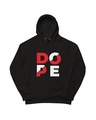 Shop Women's Black Dope Print Regular Fit Hoodie