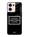 Shop Dope In Life Typography Premium Glass Cover for Oppo Reno8 5G (Shock Proof, Scratch Resistant)-Front