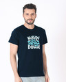 Shop Drag Me Down Half Sleeve T-Shirt-Design