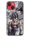 Shop Dragon Ball Z Premium Printed Glass Cover for Apple iPhone 14 (Shock Proof, Scratch Resistant)-Front