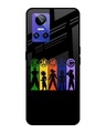 Shop Dragon Ball Z Silhouettes Premium Glass Case for Realme GT Neo3(Shock Proof, Scratch Resistant)-Front