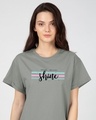 Shop Dream Believe Shine Boyfriend T-Shirt-Front