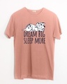 Shop Dream Big Dalmatian Half Sleeve T-Shirt (DL)-Front