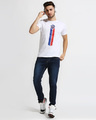 Shop Official DC: Casual White T-Shirt with Logo-Full