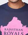 Shop Official RR: Royals Navy and Pink T-Shirt-Full
