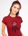 Shop Dreamcatcher Free Spirit Half Sleeve T-Shirt-Front
