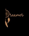 Shop Dreamer Feathers Boyfriend T-Shirt Black