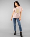 Shop Dreamer Shine Gold Boyfriend T-Shirt Baby Pink-Design